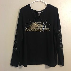 Like NEW WOMENS HARLEY SCREAMING EAGLE LS TOP!